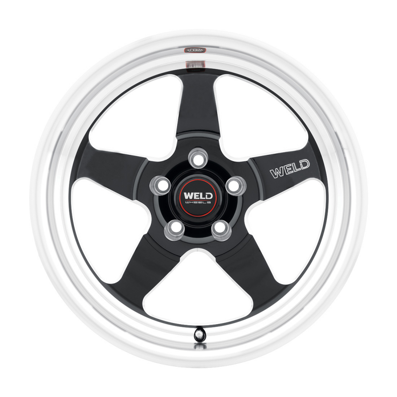 Weld S155 18X8 Ventura Drag 5X115 ET05 BS4.7 Gloss Black MIL Dia 78.1