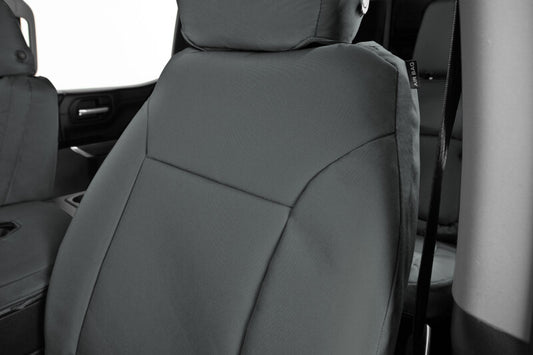 Covercraft 12-18 Dodge Ram Endura PrecisionFit Custom Front Row Seat Covers - Charcoal/Charcoal