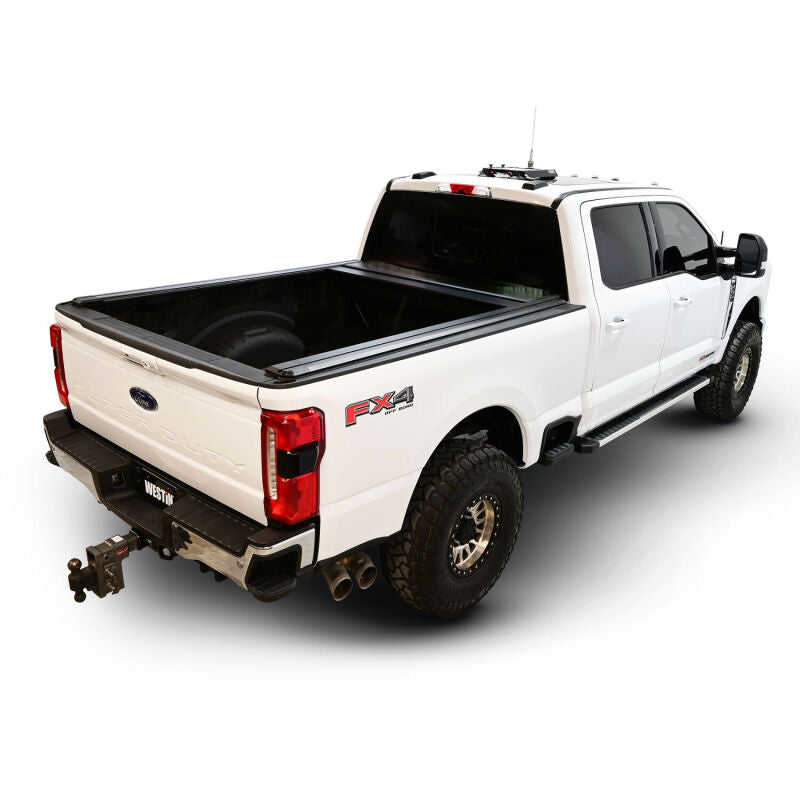 Westin 17-26 Ford F-250/F-350/F-450/F-550 SD 6ft 10in Bed Manual Retractable Tonneau Cover - Black
