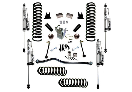 Superlift 07-18 Jeep Wrangler JK Unlimited 4in Lift Kit w/ Fox 2.0 RESI Shocks