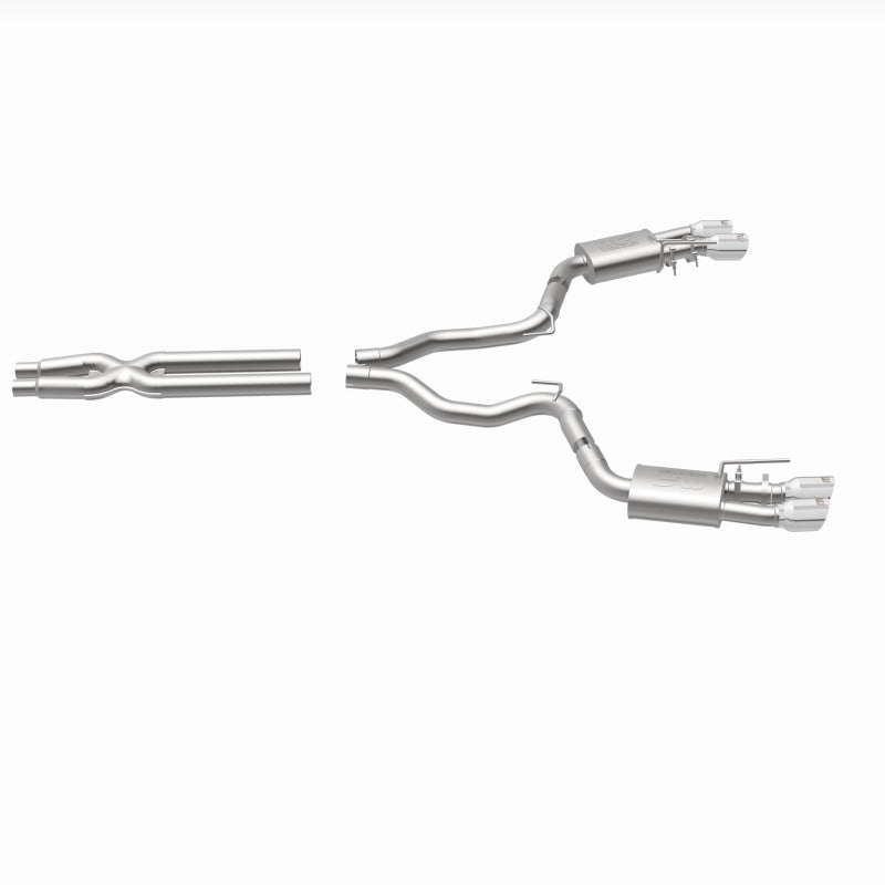 MagnaFlow SYS Cat-Back 2018 Ford Mustang GT 5.0L Competition Dual Exit Polished 4in Tips