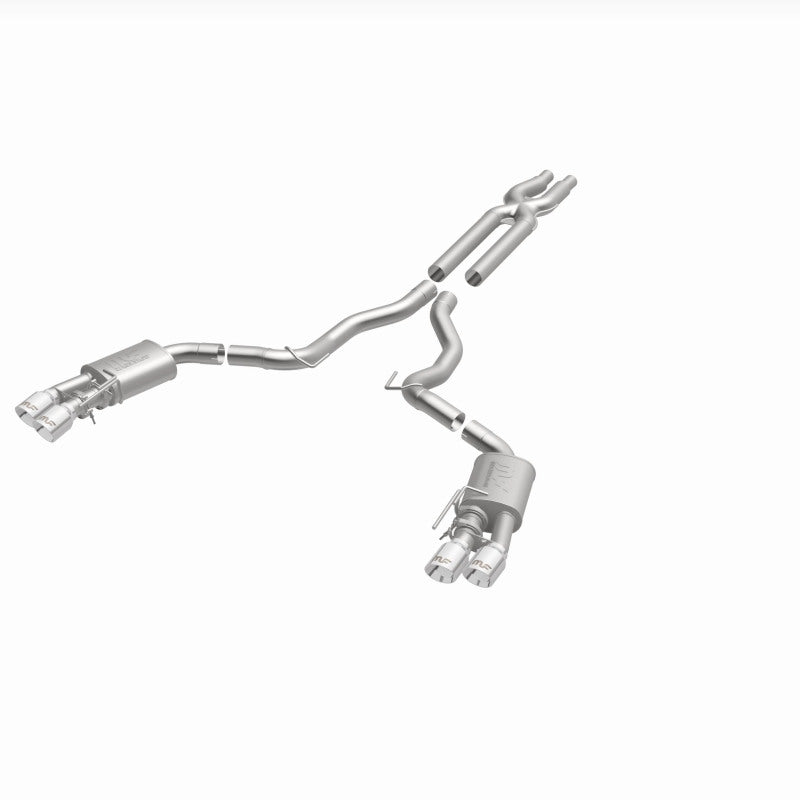 MagnaFlow SYS Cat-Back 2018 Ford Mustang GT 5.0L Competition Dual Exit Polished 4in Tips
