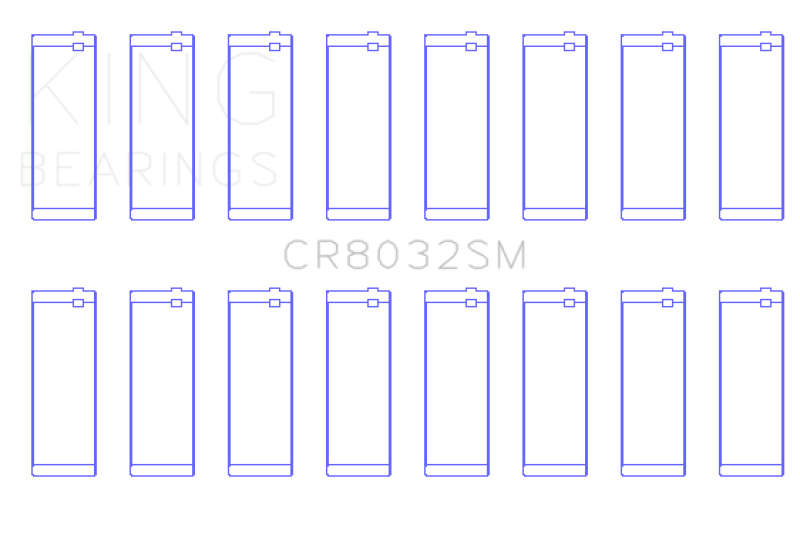 King Engine Bearings Chrysler V8 5.7L/6.1L/6.4L Hemi Rod Bearing Set - Size STD