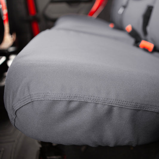 Covercraft 07-10 Jeep Wrangler Carhartt SeatSaver Custom Second Row Seat Covers - Gravel