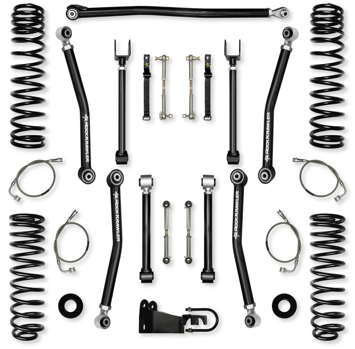Rock Krawler 07-18 Jeep Wrangler JKU 4DR 2.5in Adventure X System