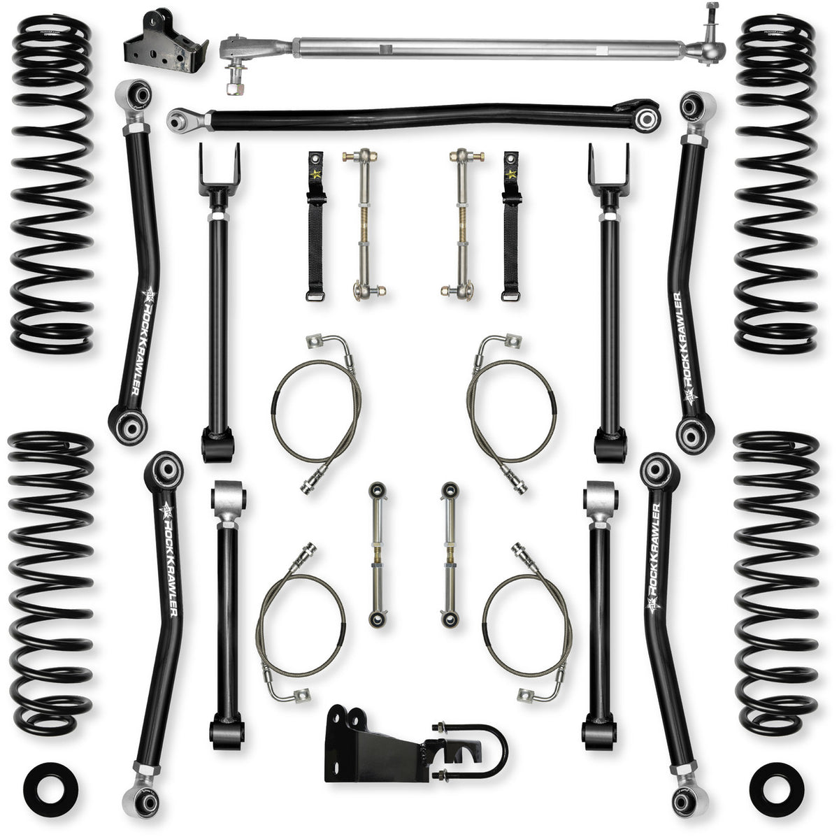 Rock Krawler 07-18 Jeep Wrangler JKU 4DR 4.5in Adventure X System