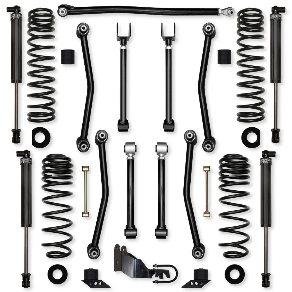 Rock Krawler 2018+ Jeep Wrangler JLU 4DR 2.5in Ultimate Adventure System - Stage 1