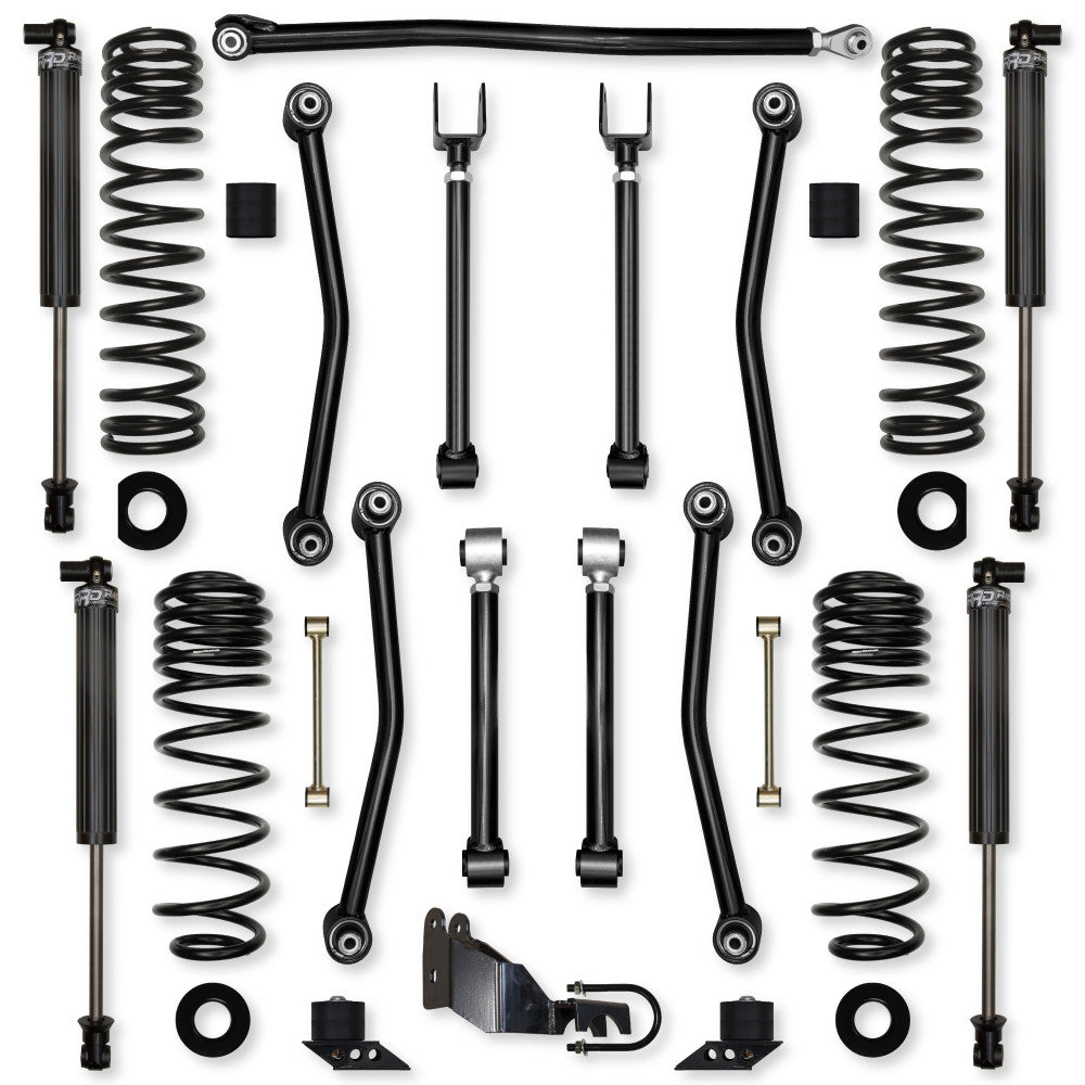 Rock Krawler 2020+ Jeep Wrangler JLU 4DR (Diesel) 3.5in Ultimate AdventureSystem - Stage 1