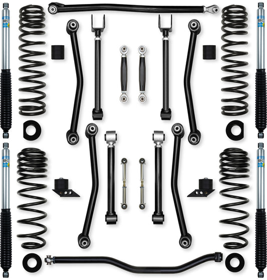 Rock Krawler 2021+ Jeep Wrangler JLU 4-Dr 3.5in Ultimate Adventure System w/ Bilstein B51 Shocks