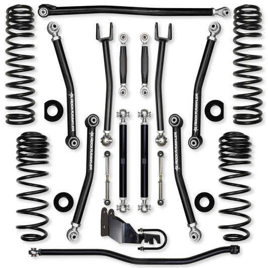 Rock Krawler 2018+ Jeep Wrangler JL 2DR 3.5in X Factor (No Limits) System