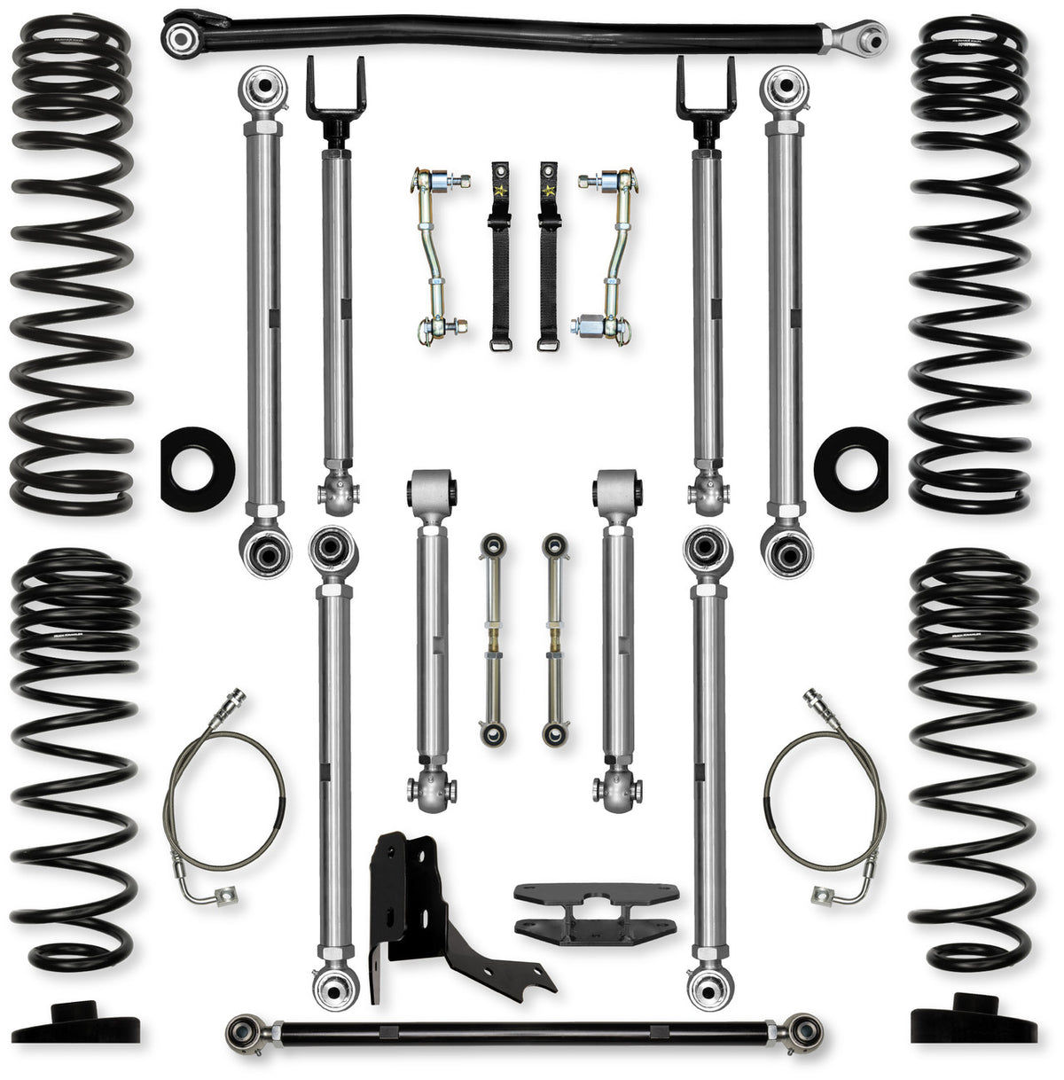 Rock Krawler 2021+ Jeep Wrangler JT (Diesel) 4.5in X Factor Pro Aluminum System