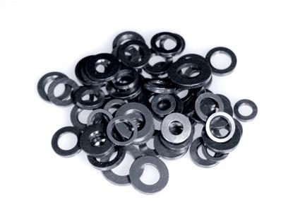 ARP 1/2 ID 7/8 OD chamfer black washers