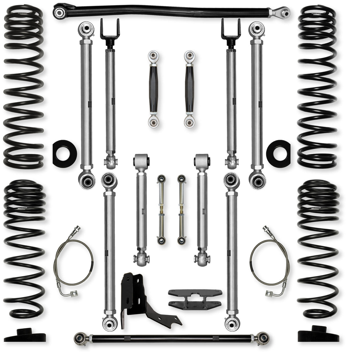 Rock Krawler 2021+ Jeep Wrangler JT (Diesel) 4.5in X Factor Pro (No Limits) Aluminum System