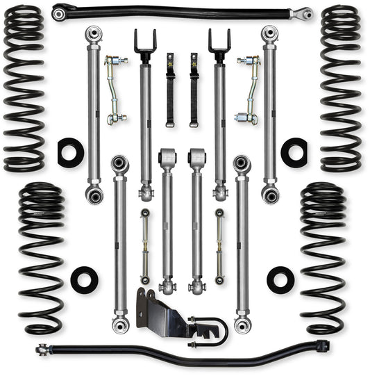 Rock Krawler 2021+ Jeep Wrangler JLU 4DR (4XE) 2.5in X Factor Pro Aluminum System