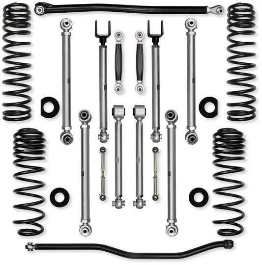 Rock Krawler 2021+ Jeep Wrangler JLU 4DR (392) 3.5in X Factor Pro (No Limits) Aluminum System