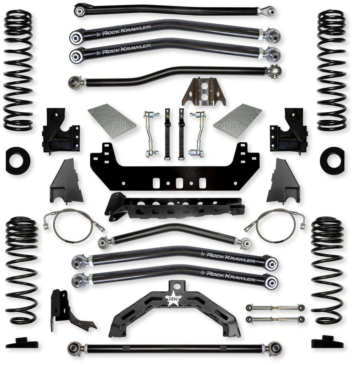 Rock Krawler 2021+ Jeep Wrangler JT (Diesel) 4.5in X Factor X2 Long Arm System