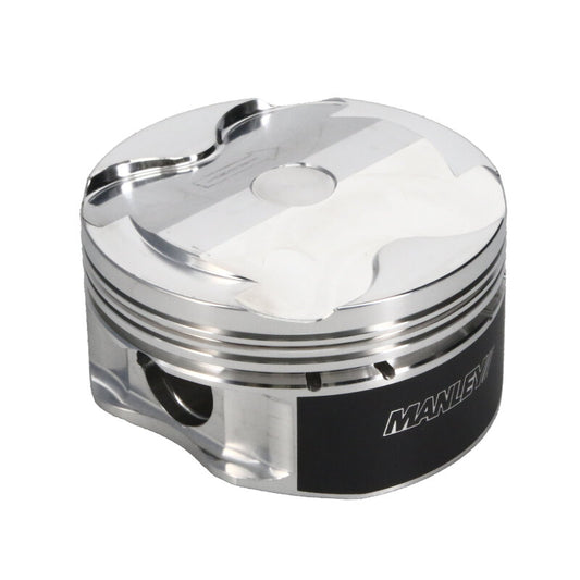Manley 2018+ Ford Coyote 5.0L 6.75cc Dish 3.700in Bore 12:1 CR 22mm Pin Platinum Ext Duty Piston