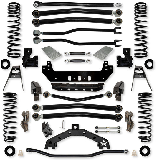 Rock Krawler 2018+ Jeep Wrangler JL 4DR 3.5in Adventure-X (No Limits) Long Arm Suspension