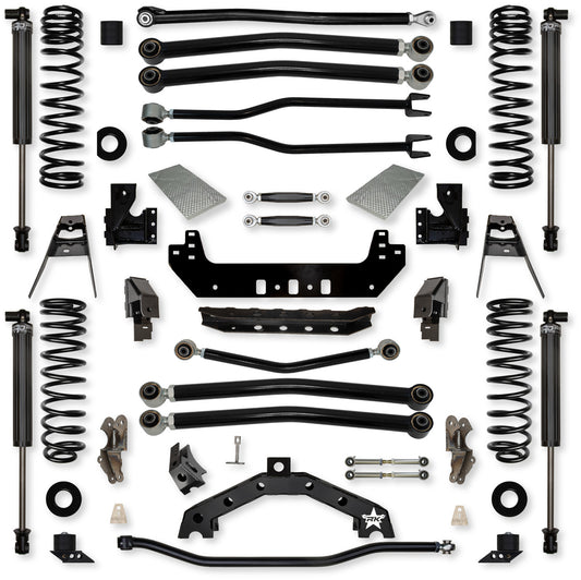 Rock Krawler 2018+ Jeep Wrangler JL 4DR 3.5in Adventure-X (No Limits) Long Arm Suspension - Stage 1