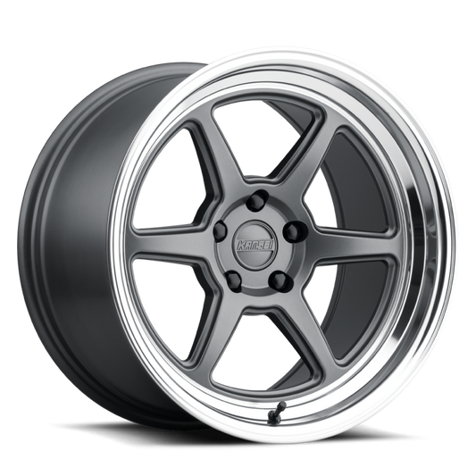 Kansei K14G Roku 18x9.5in / BLANK BP / 38mm Offset / 66.56mm Bore - Grey