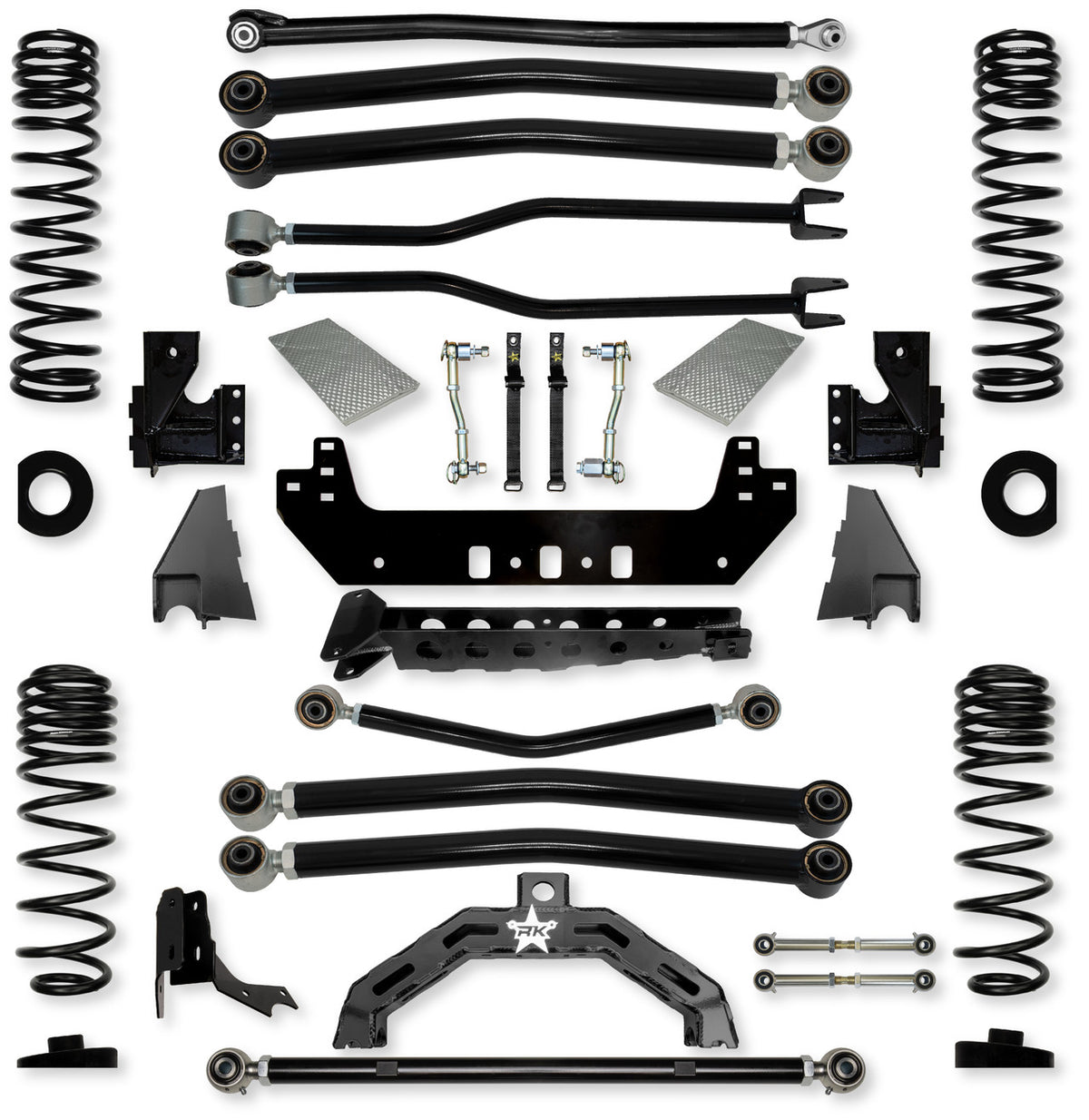 Rock Krawler 2019+ Jeep Wrangler JT 3in Adventure-X Long Arm System