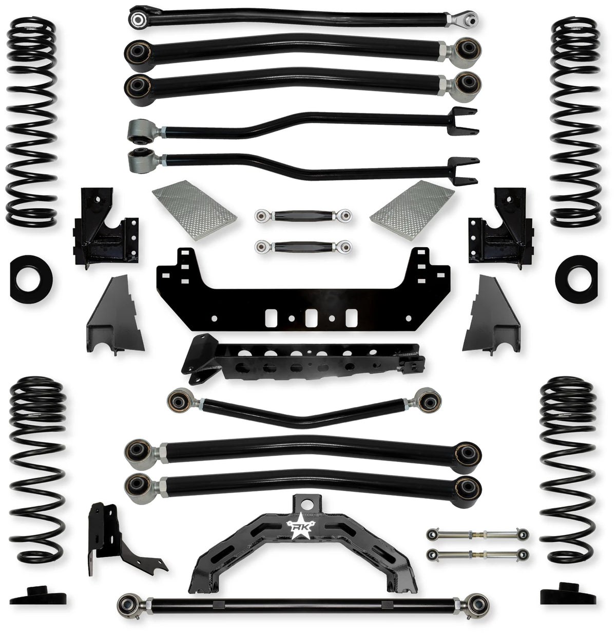 Rock Krawler 2019+ Jeep Wrangler JT 3in Adventure-X (No Limits) Long Arm System