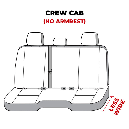 Covercraft 11-24 Dodge Ram Waterproof Polyester SeatSaver Custom Second Row Seat Covers - Grey