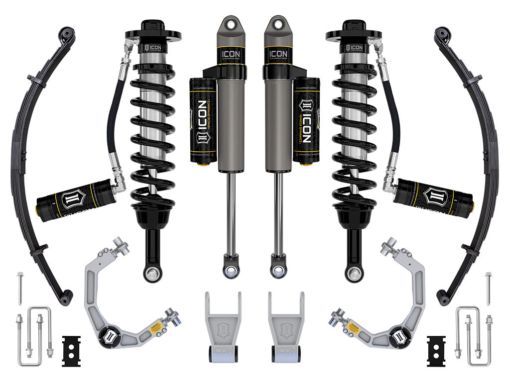 21-23 Ford F150 Tremor 4WD 2.5-3" Stage 3 Suspension Sys Billet UCA / Leaf Pack