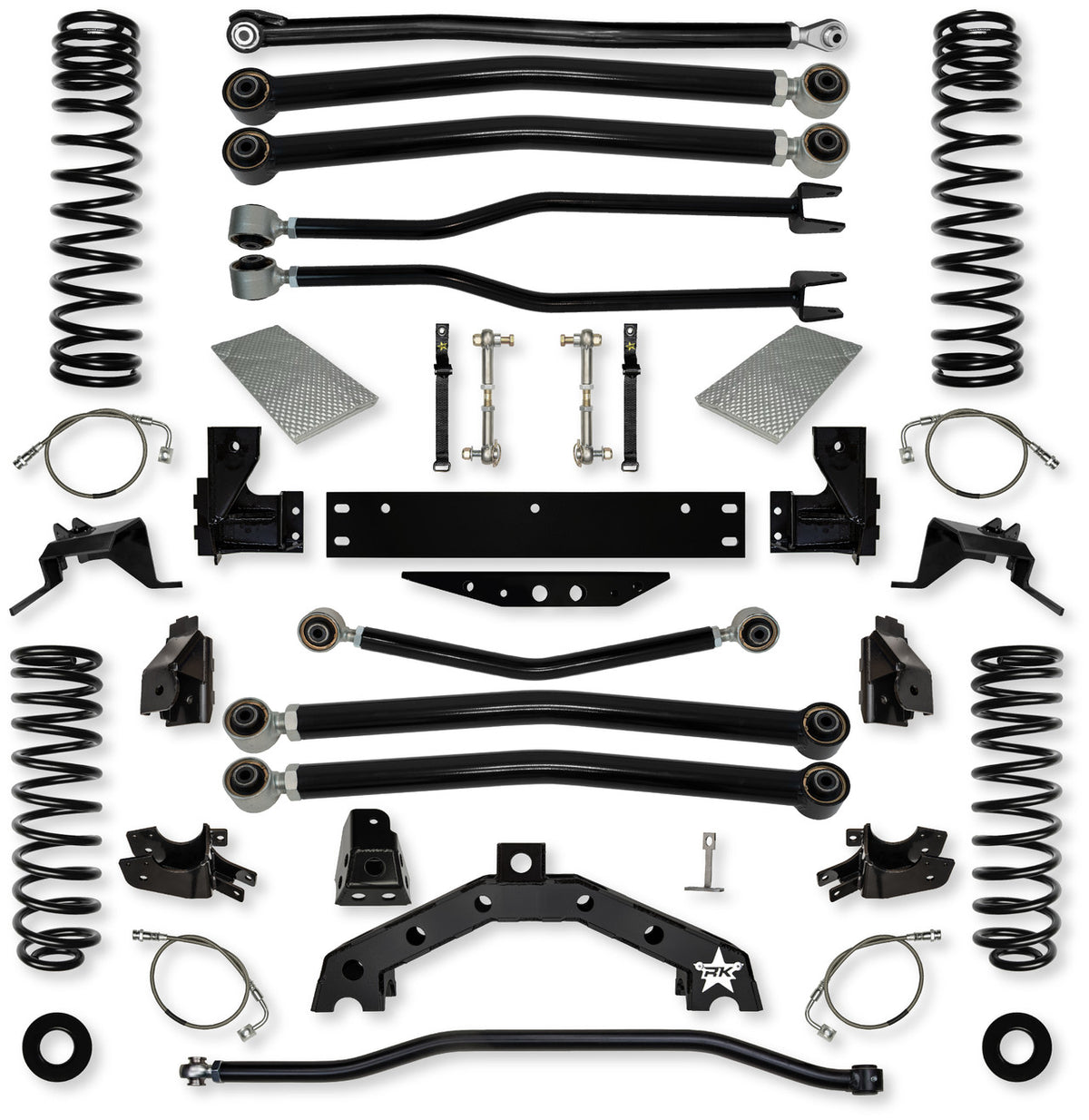 Rock Krawler 07-18 Jeep Wrangler JK 2DR 3.5in Adventure-X Long Arm