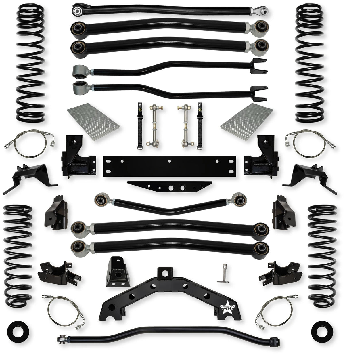 Rock Krawler 07-18 Jeep Wrangler JKU 4DR 3.5in Adventure-X Long Arm