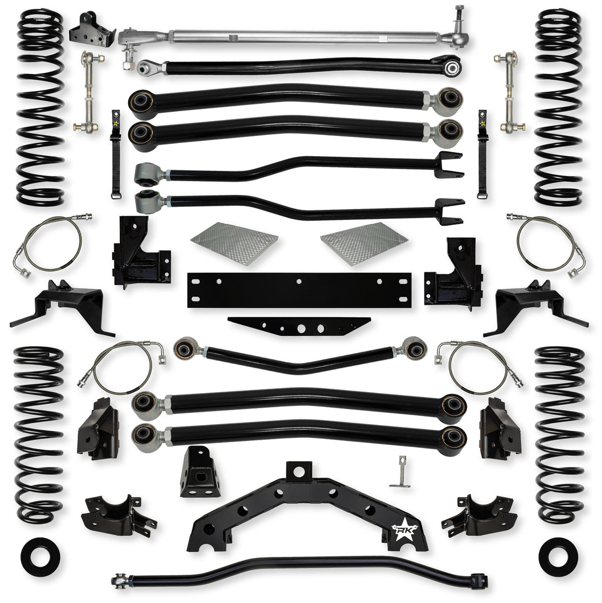 Rock Krawler 07-18 Jeep Wrangler JKU 4DR 4.5in Adventure-X Long Arm