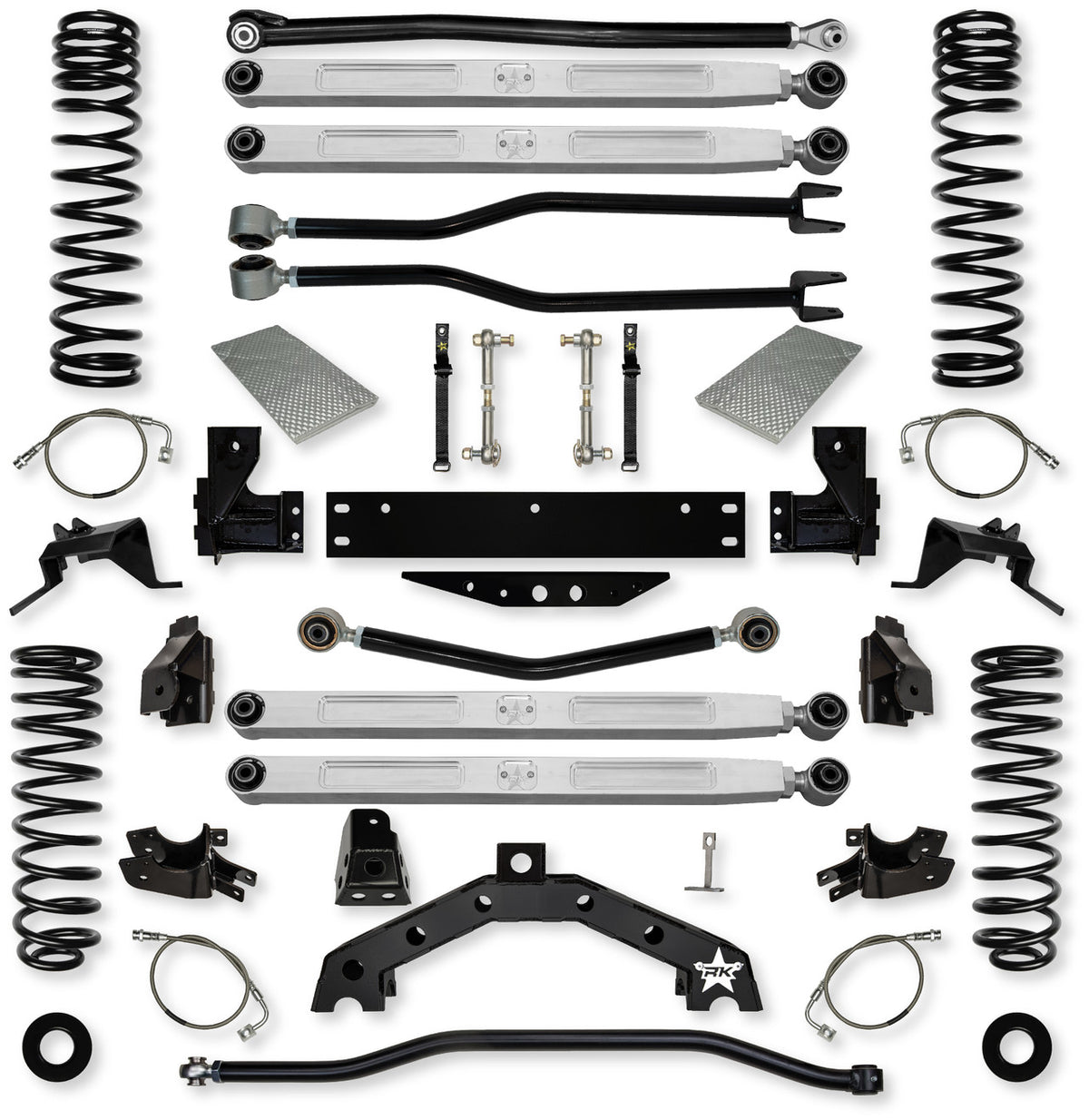 Rock Krawler 07-18 Jeep Wrangler JK 2DR 3.5in Adventure-X Pro Long Arm