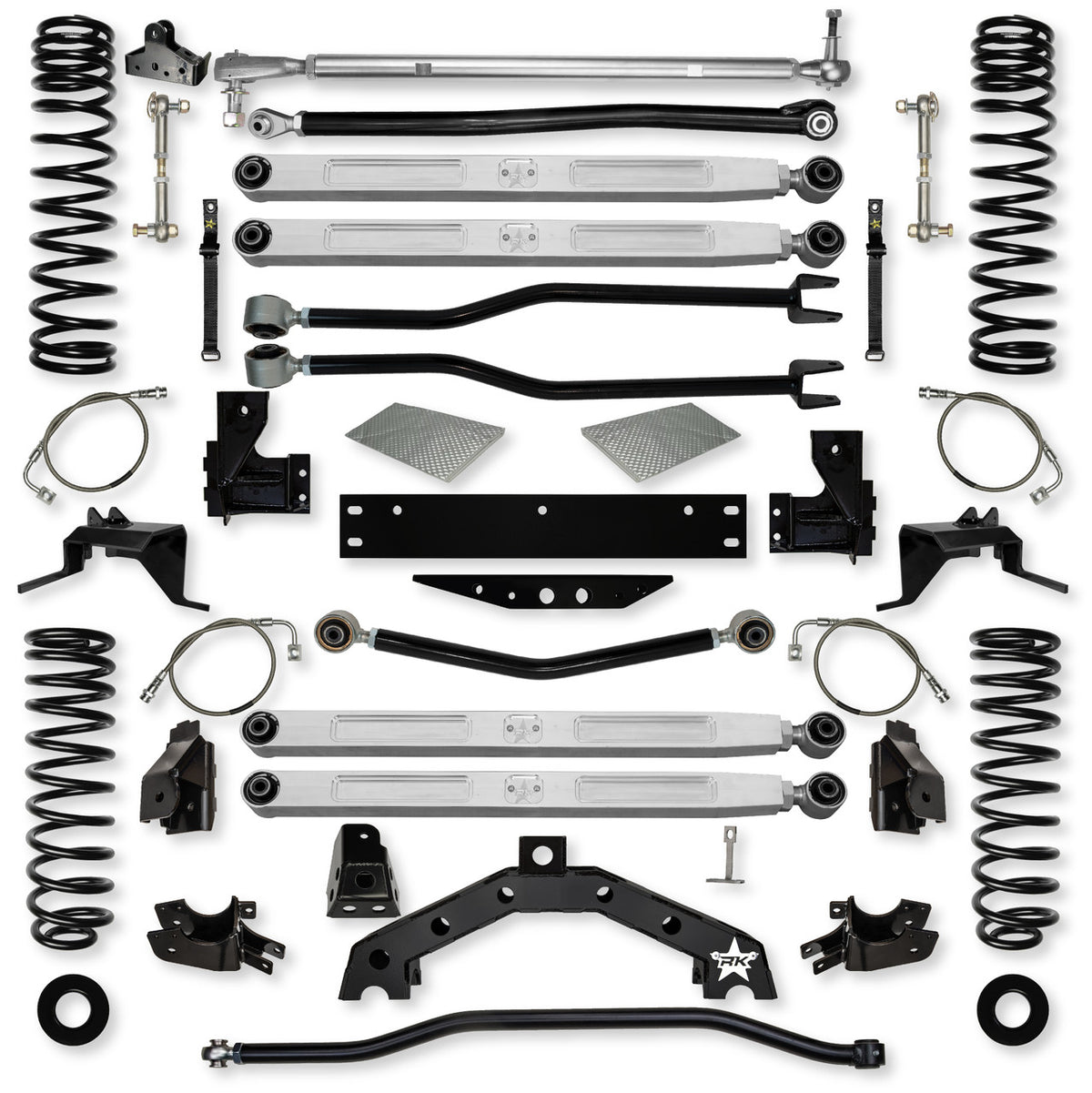 Rock Krawler 07-18 Jeep Wrangler JK 2DR 4.5in Adventure-X Pro Long Arm