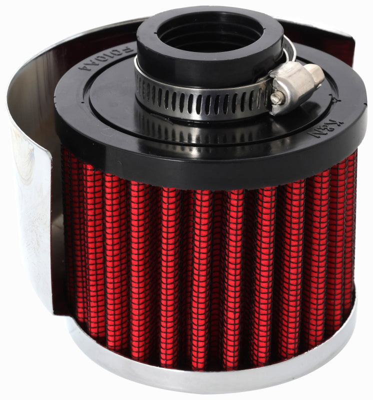 K&N 1in Flange ID x 3in OD x 2.5in Height Clamp On Crankcase Vent Filter