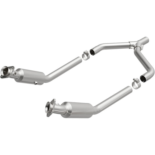 MagnaFlow Direct Fit Catalytic Converter 05-10 Ford Mustang 4.0L Y-Pipe Assembly