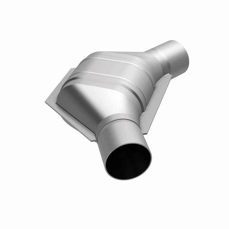 MagnaFlow Universal Catalytic Converter 2.25 inch Angled O/O PC2 Front