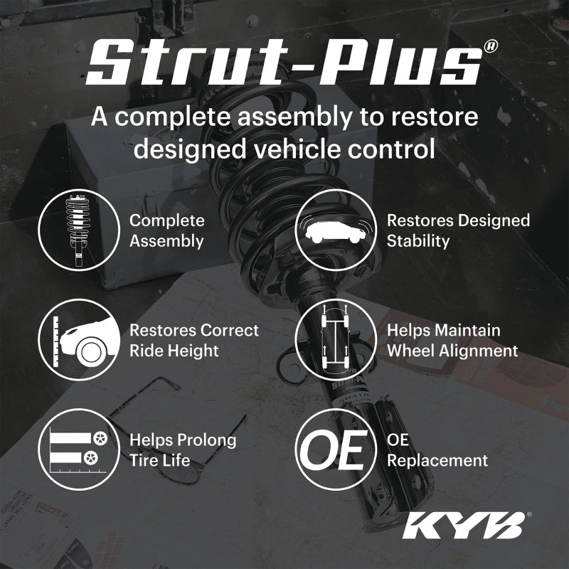 KYB Shocks & Struts Strut Plus Rear Right 02-93 Toyota Corolla
