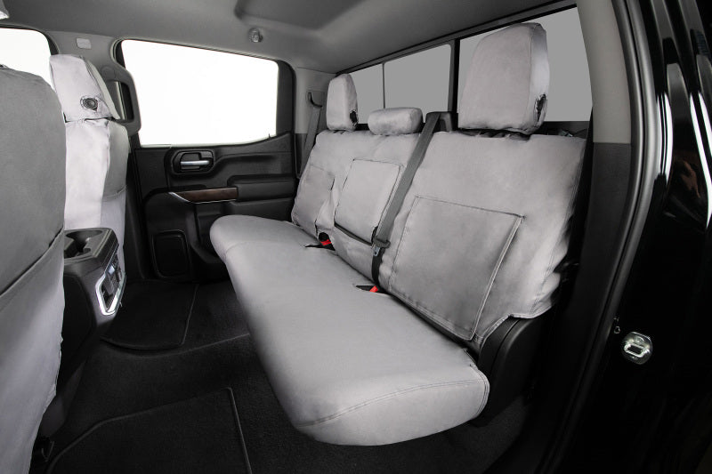 Covercraft 17-20 Toyota Sienna Polycotton SeatSaver Custom Front Row Seat Covers - Grey