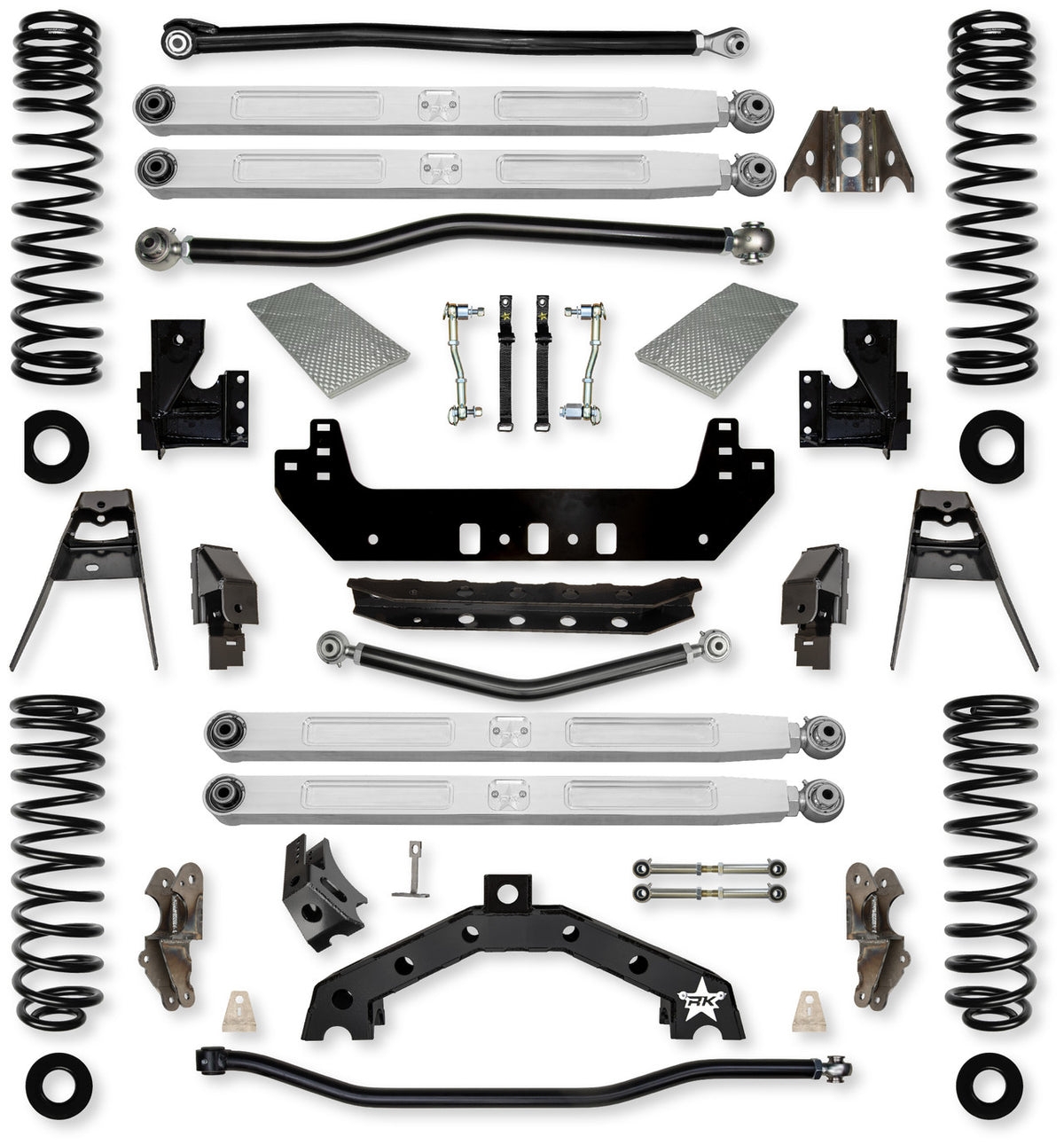 Rock Krawler 2018+ Jeep Wrangler JL 2DR 4.5in X Factor X2 Pro Long Arm Suspension