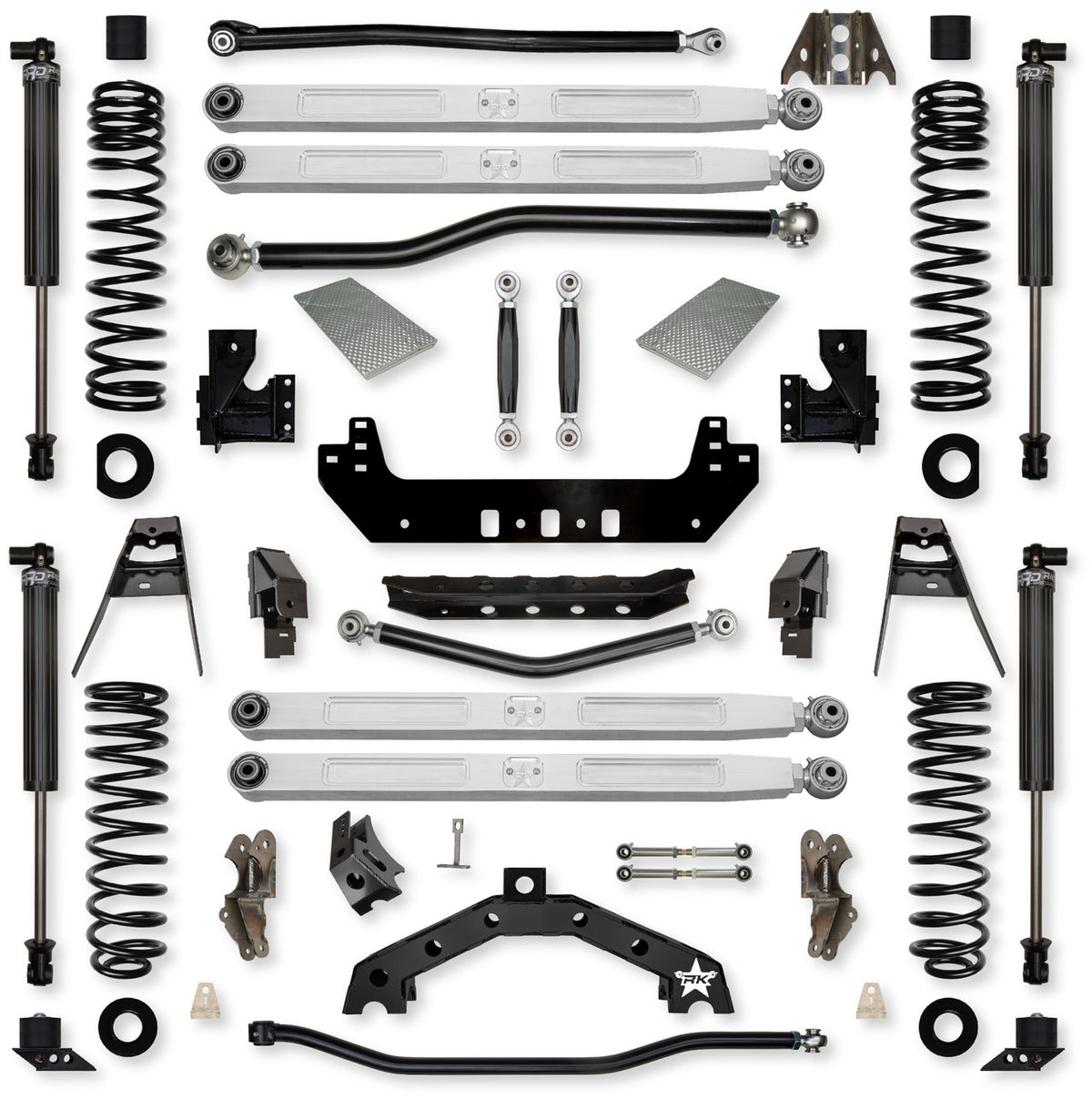 Rock Krawler 2020+ Jeep Wrangler JLU 4DR 4.5in X Factor X2 Pro (No Limits) Long Arm Suspension