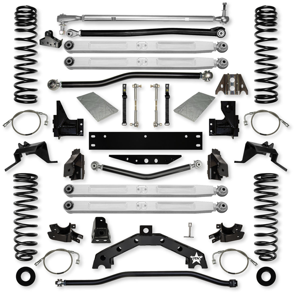 Rock Krawler 07-18 Jeep Wrangler JK 4DR 4.5in X Factor X2 Pro Long Arm