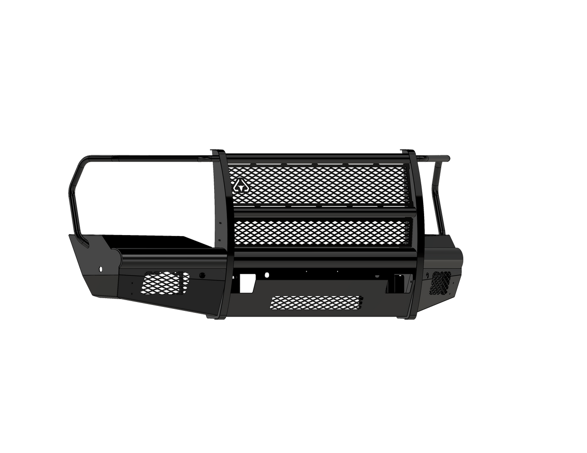 Road Armor 19-26 RAM 2500/3500 Vaquero Front Non-Winch Bumper Full Guard - Gloss Black