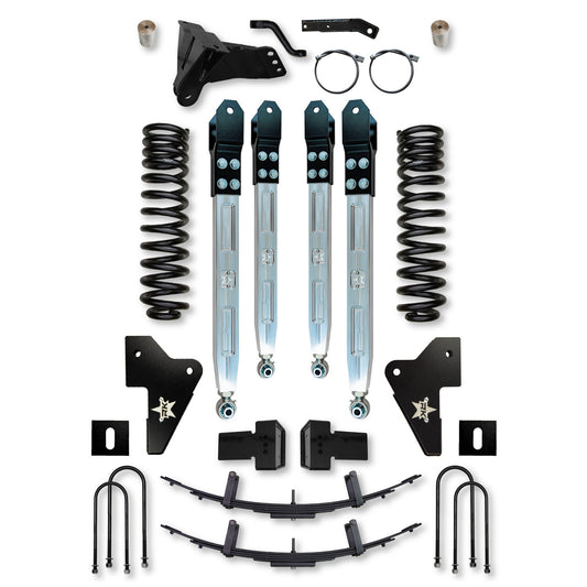 Rock Krawler 2023+ Ford F250/F350 4x4 4.5in X Factor Pro System w/ Billet AL. Arms