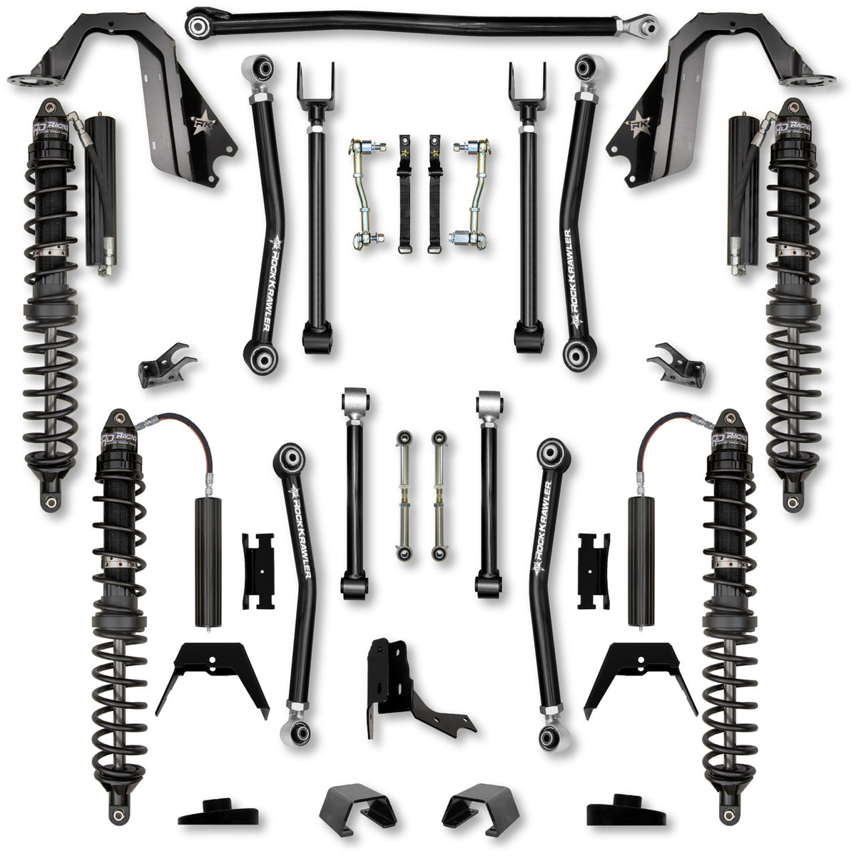 Rock Krawler 2021+ Jeep Wrangler JT (Diesel) 3in Adventure X Trail Runner System