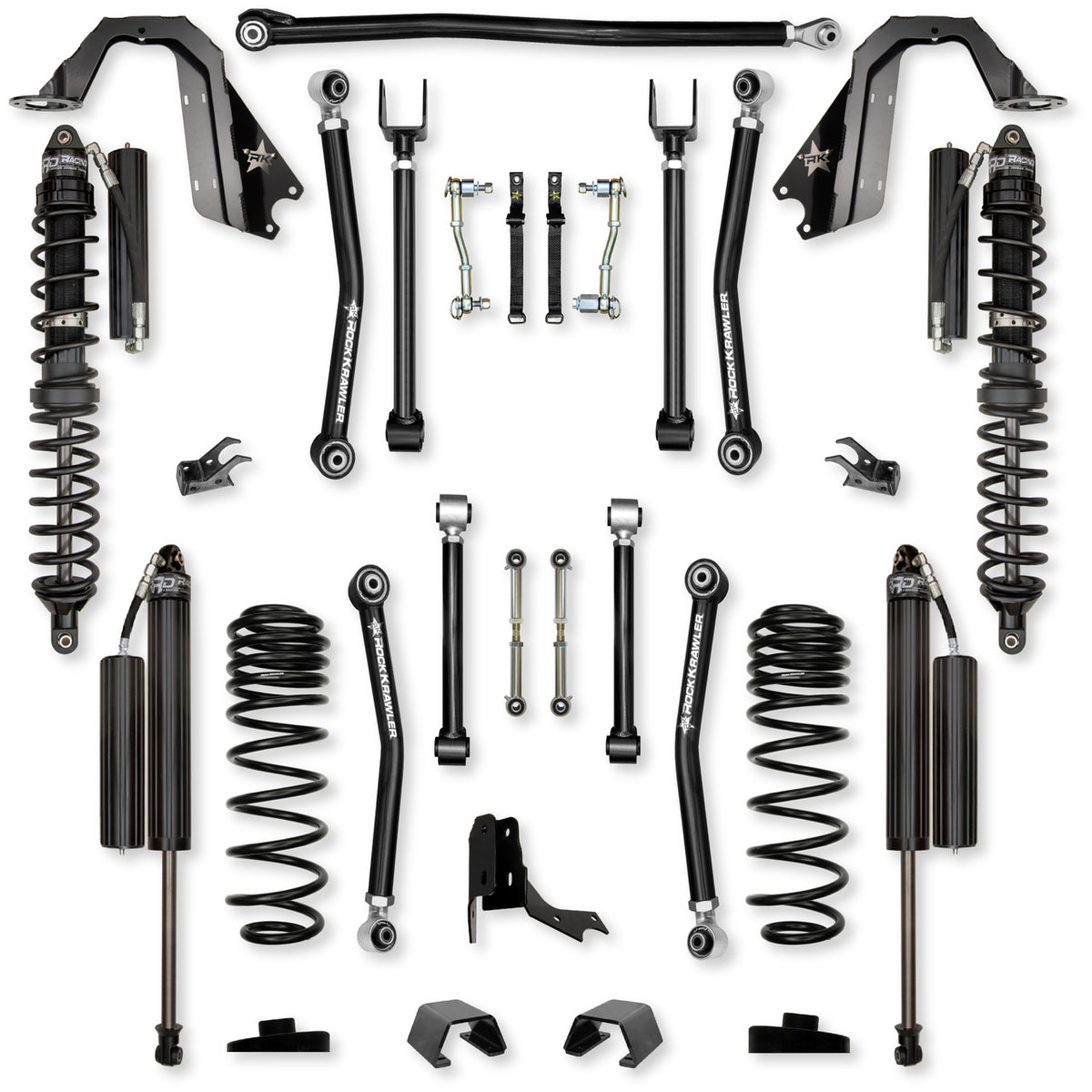 Rock Krawler 2021+ Jeep Wrangler JT (Diesel) 3in Adventure X (No Limits) Coilover System