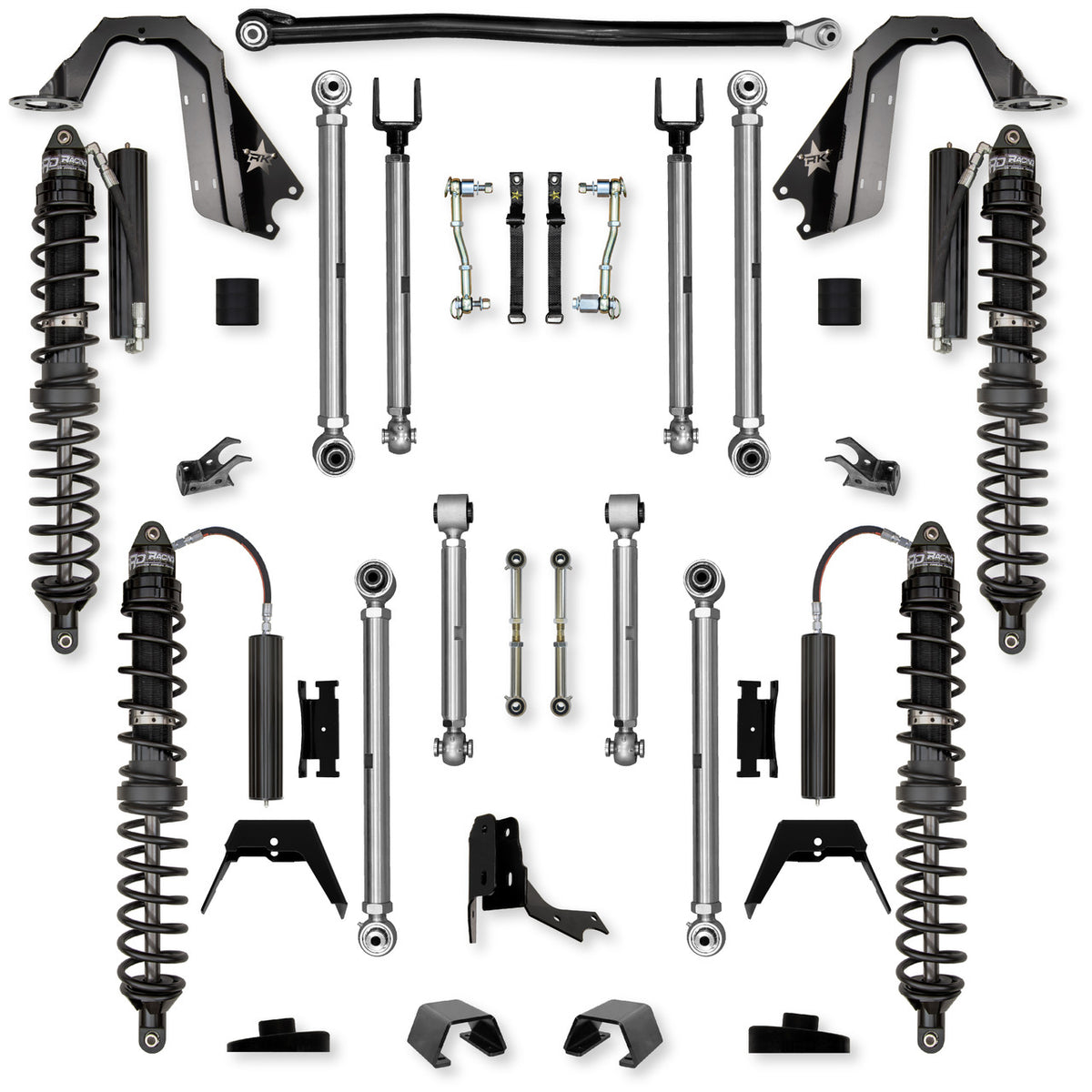 Rock Krawler 2021+ Jeep Wrangler JT (Diesel) 3in X Factor Pro Aluminum Trail Runner System