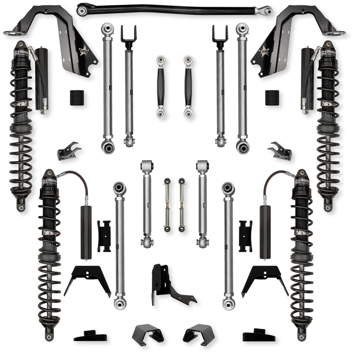 Rock Krawler 2021+ Jeep Wrangler JT (Diesel) 3in X Factor Pro (No Limits) AL. Trail Runner System