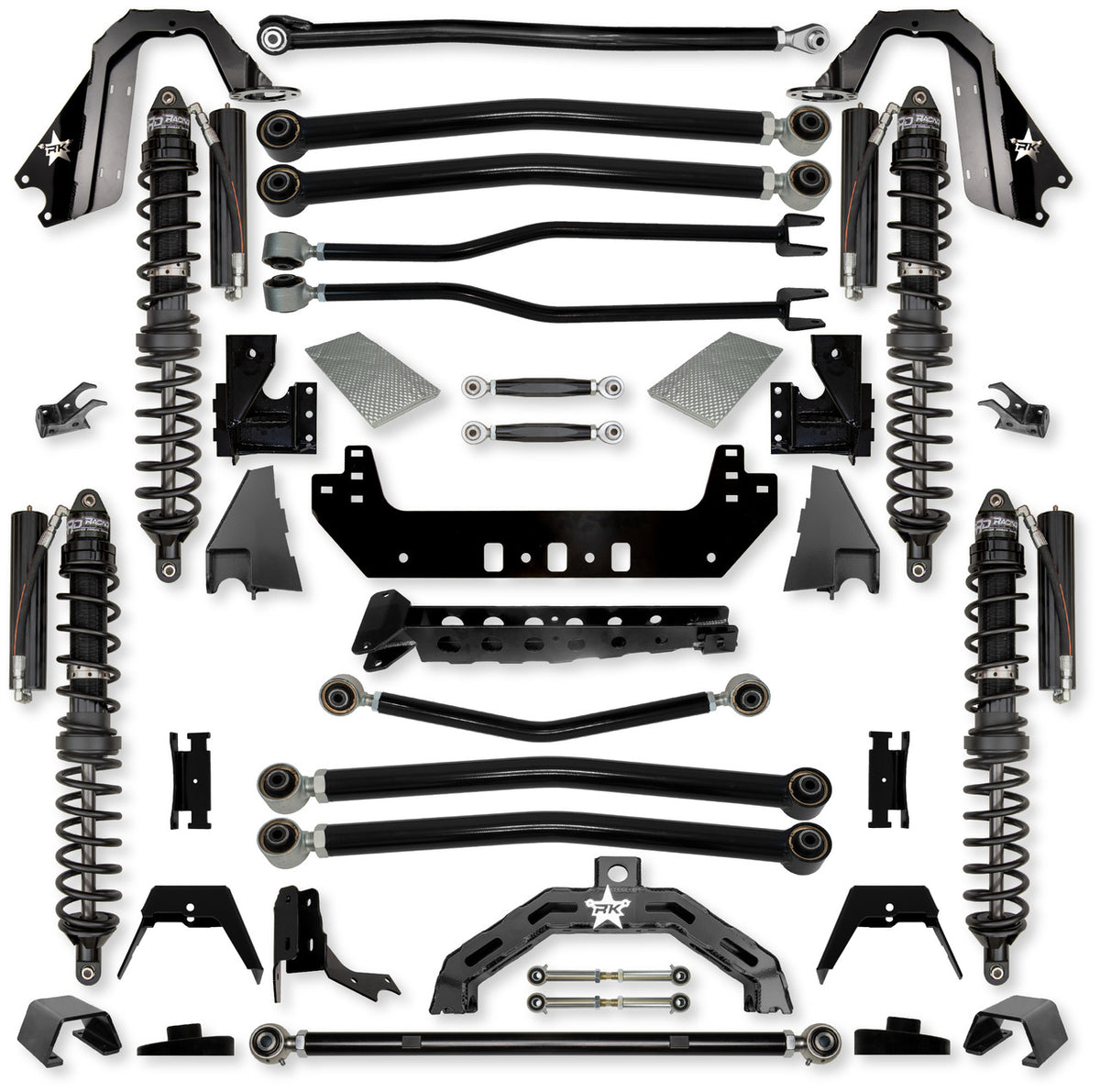 Rock Krawler 2019+ Jeep Wrangler JT 3in Adventure-X (No Limits) Trail Runner Long Arm System
