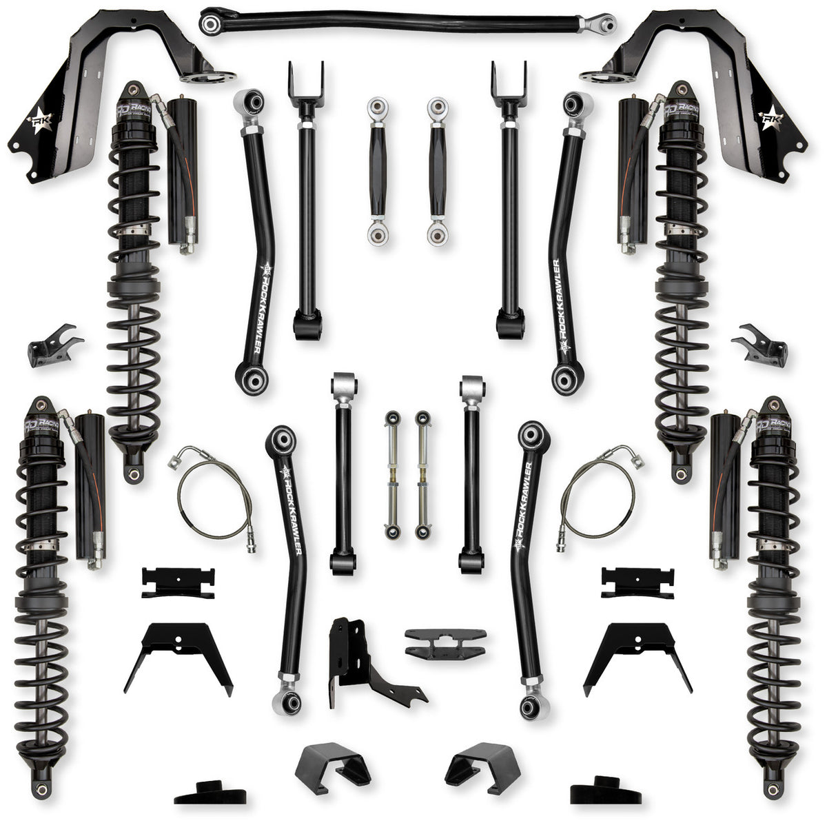 Rock Krawler 2019+ Jeep Wrangler JT 4.5in Adventure X (No Limits) Trail Runner System