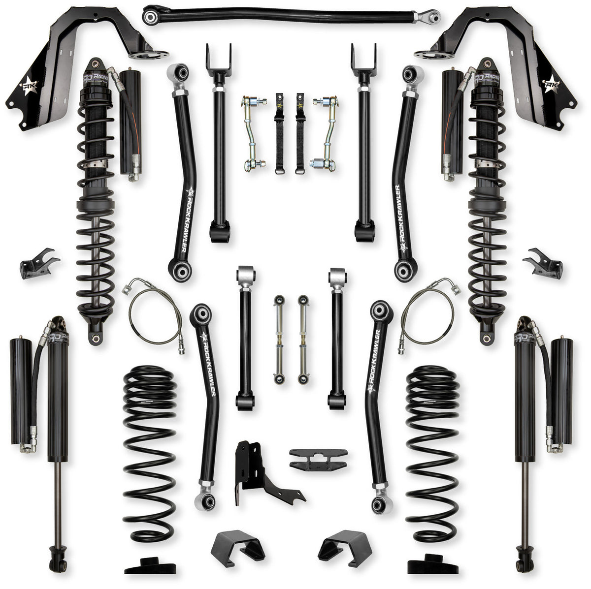 Rock Krawler 2021+ Jeep Wrangler JT (Diesel) 4.5in Adventure X Coilover System
